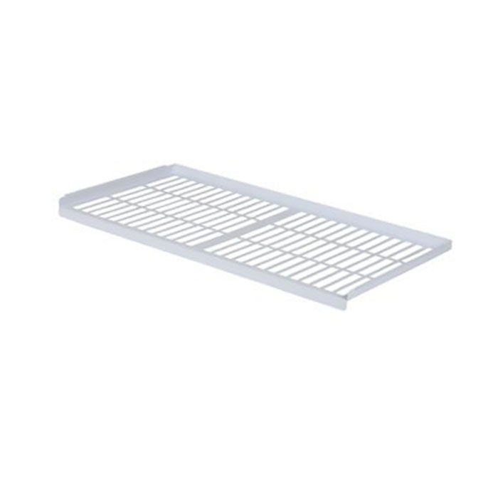 Gratnells Classic Double Slatted White Shelf with Clips