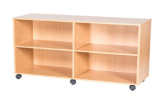 School 6 High Open Shelf Quad Unit