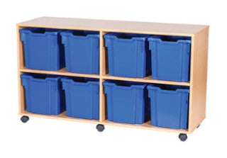School 8 High 8 Jumbo Tray Quad Unit