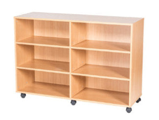 School 10 High Open Shelf Quad Unit