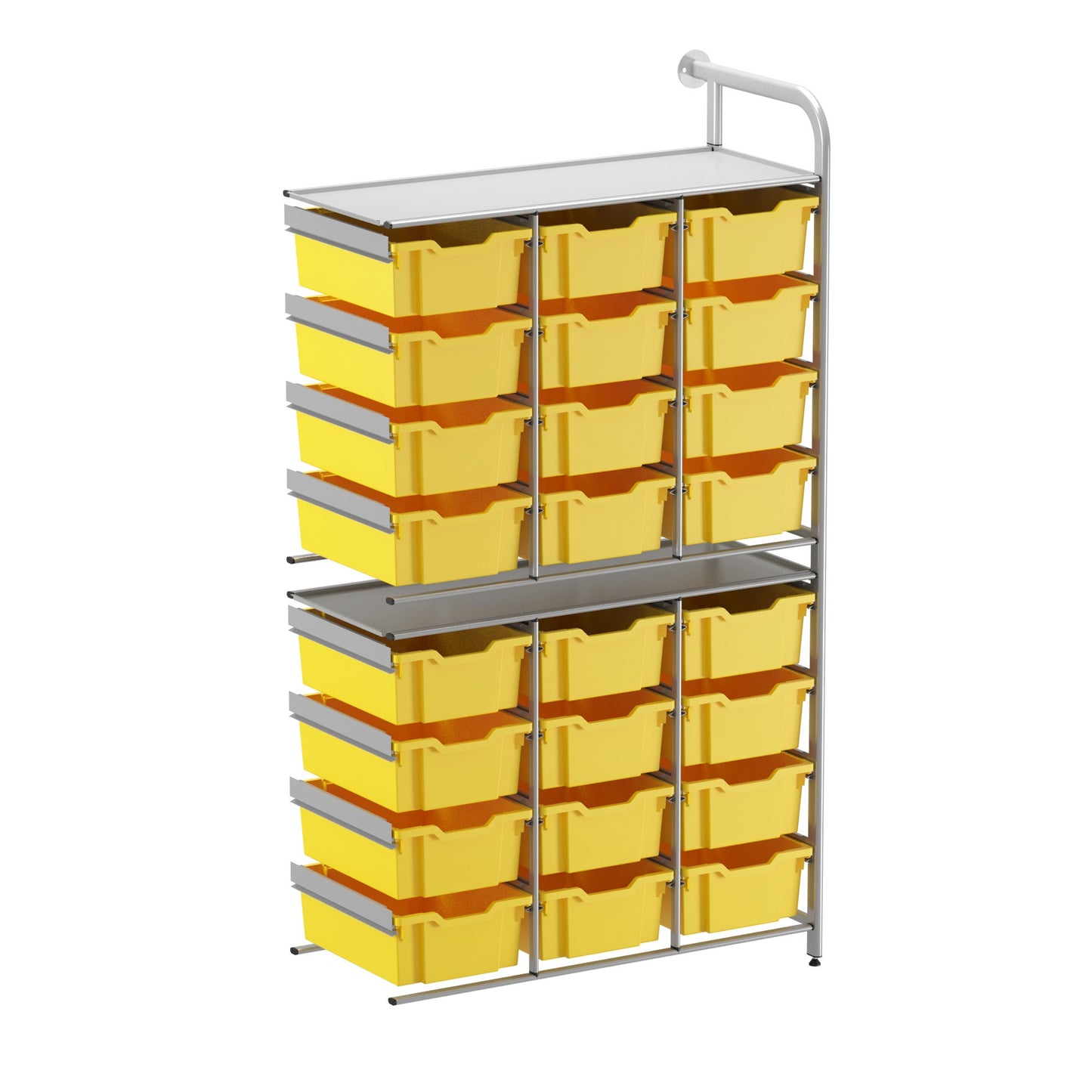 Gratnells Callero Custom Tall High-Store Adder Unit 24 Deep Trays