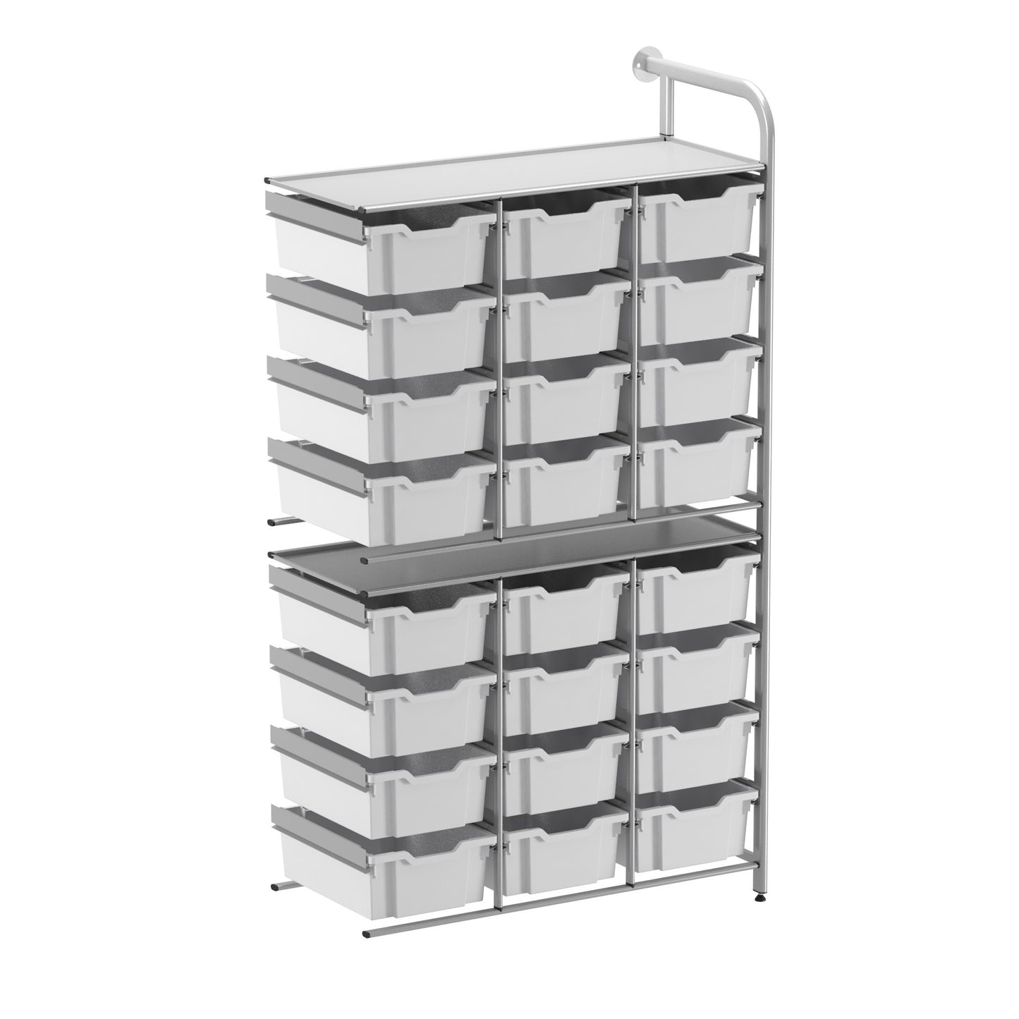 Gratnells Callero Custom Tall High-Store Adder Unit 24 Deep Trays