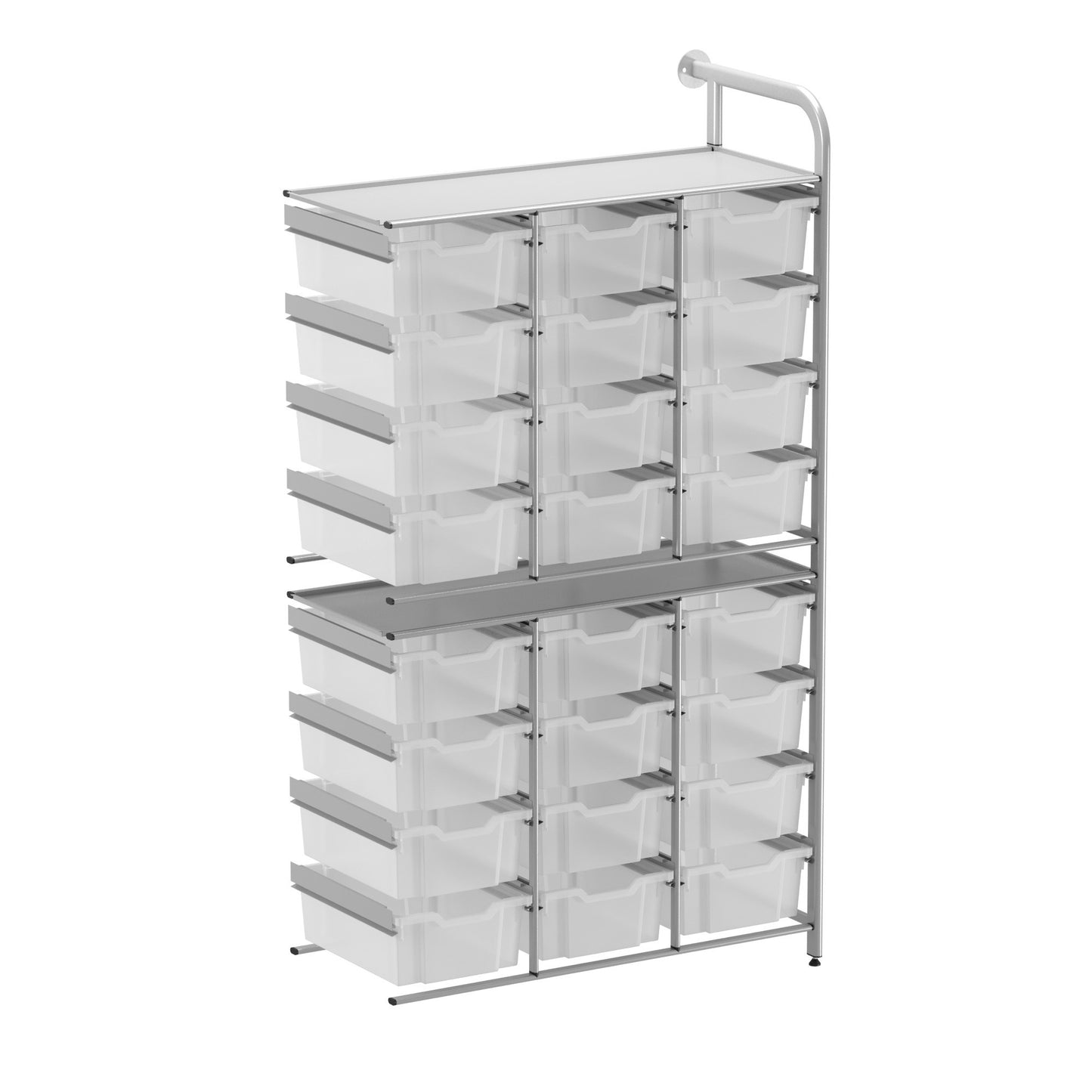 Gratnells Callero Custom Tall High-Store Adder Unit 24 Deep Trays