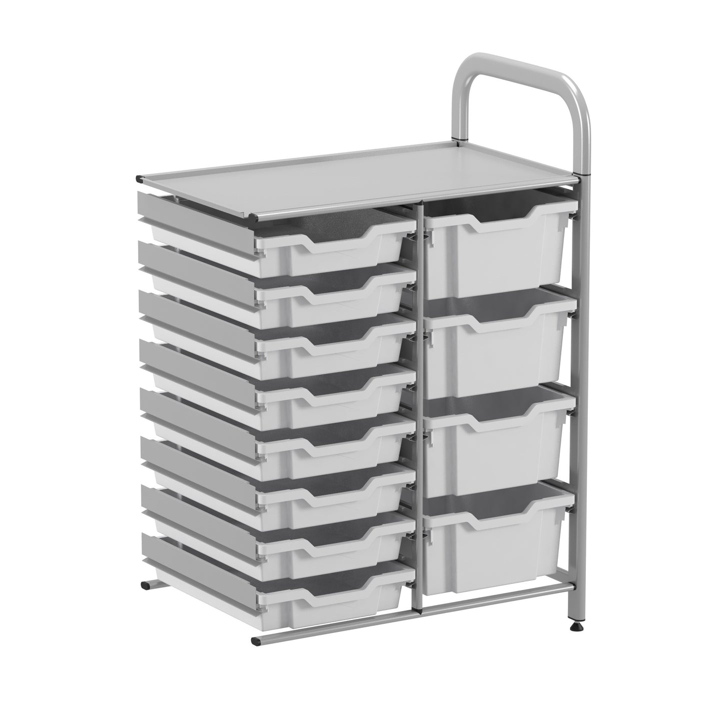 Gratnells Callero Custom Low Double Adder Unit 8 Shallow & 4 Deep Trays