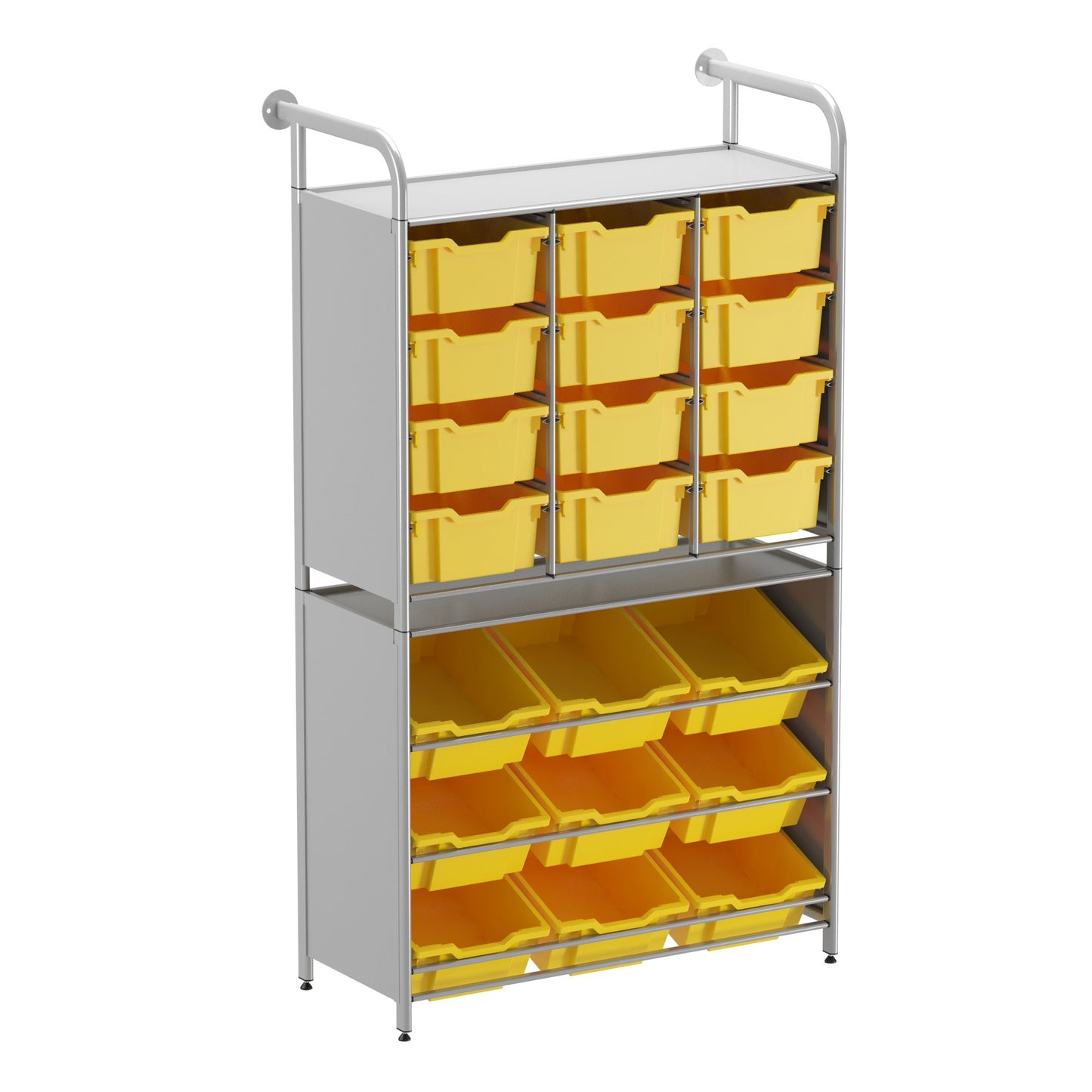 Gratnells Callero Custom Tall Pick-Store Starter Unit 9 Tilting Deep & 12 Deep Trays