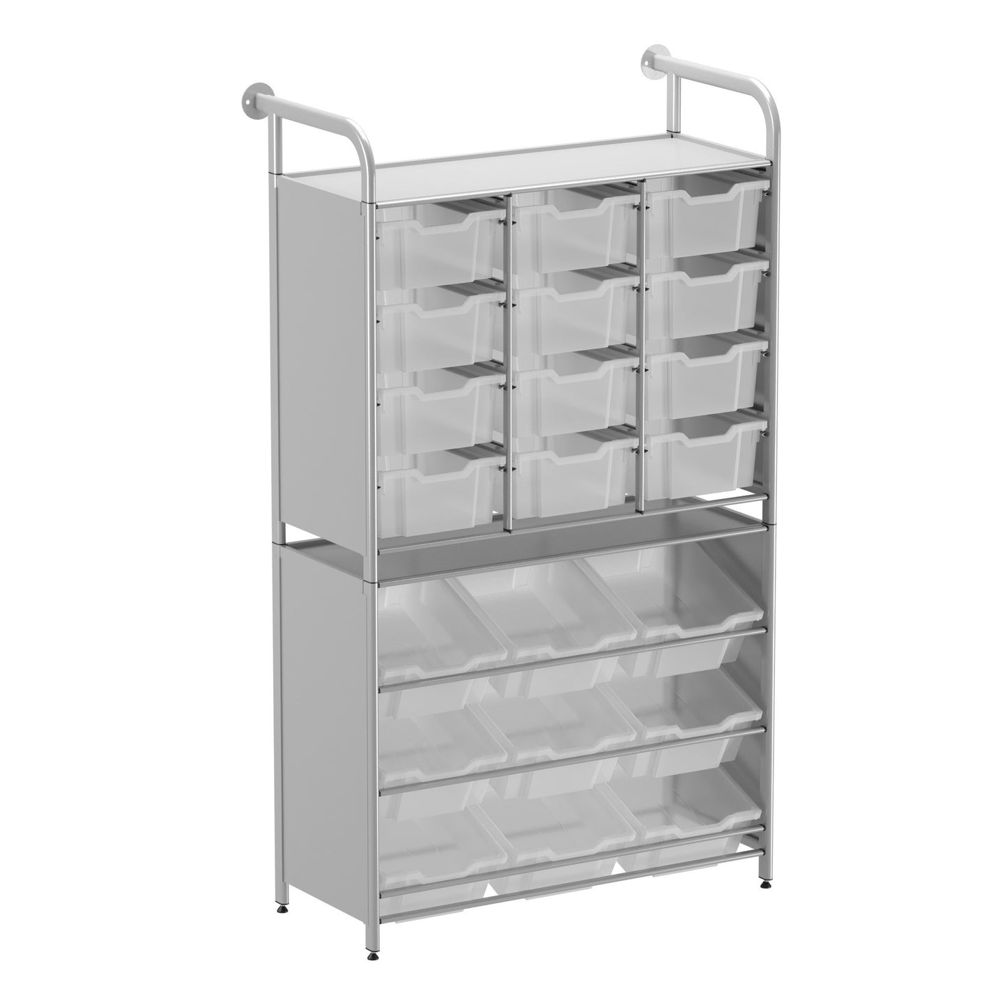 Gratnells Callero Custom Tall Pick-Store Starter Unit 9 Tilting Deep & 12 Deep Trays