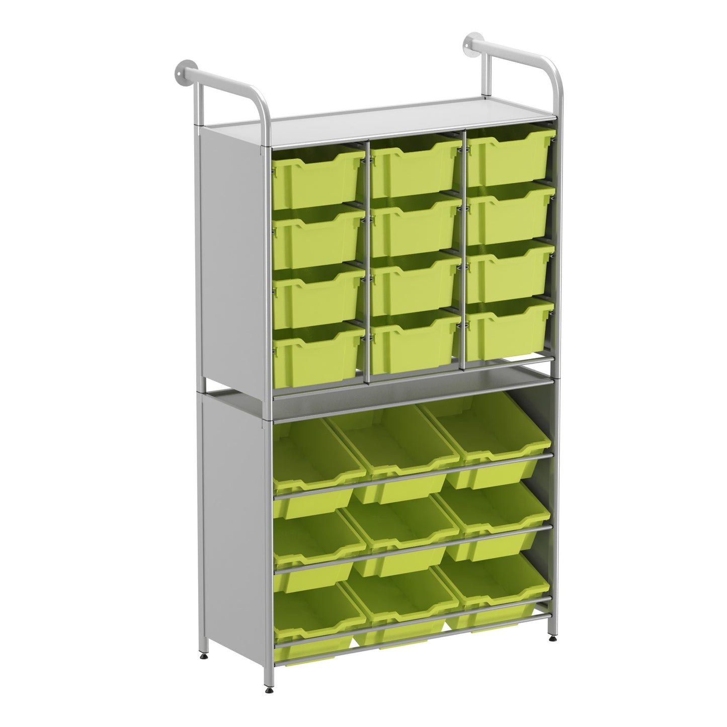 Gratnells Callero Custom Tall Pick-Store Starter Unit 9 Tilting Deep & 12 Deep Trays