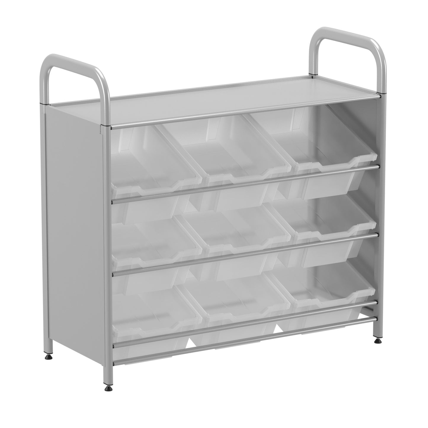 Gratnells Callero Custom Low Tilted Tray Starter Unit 9 Deep Trays