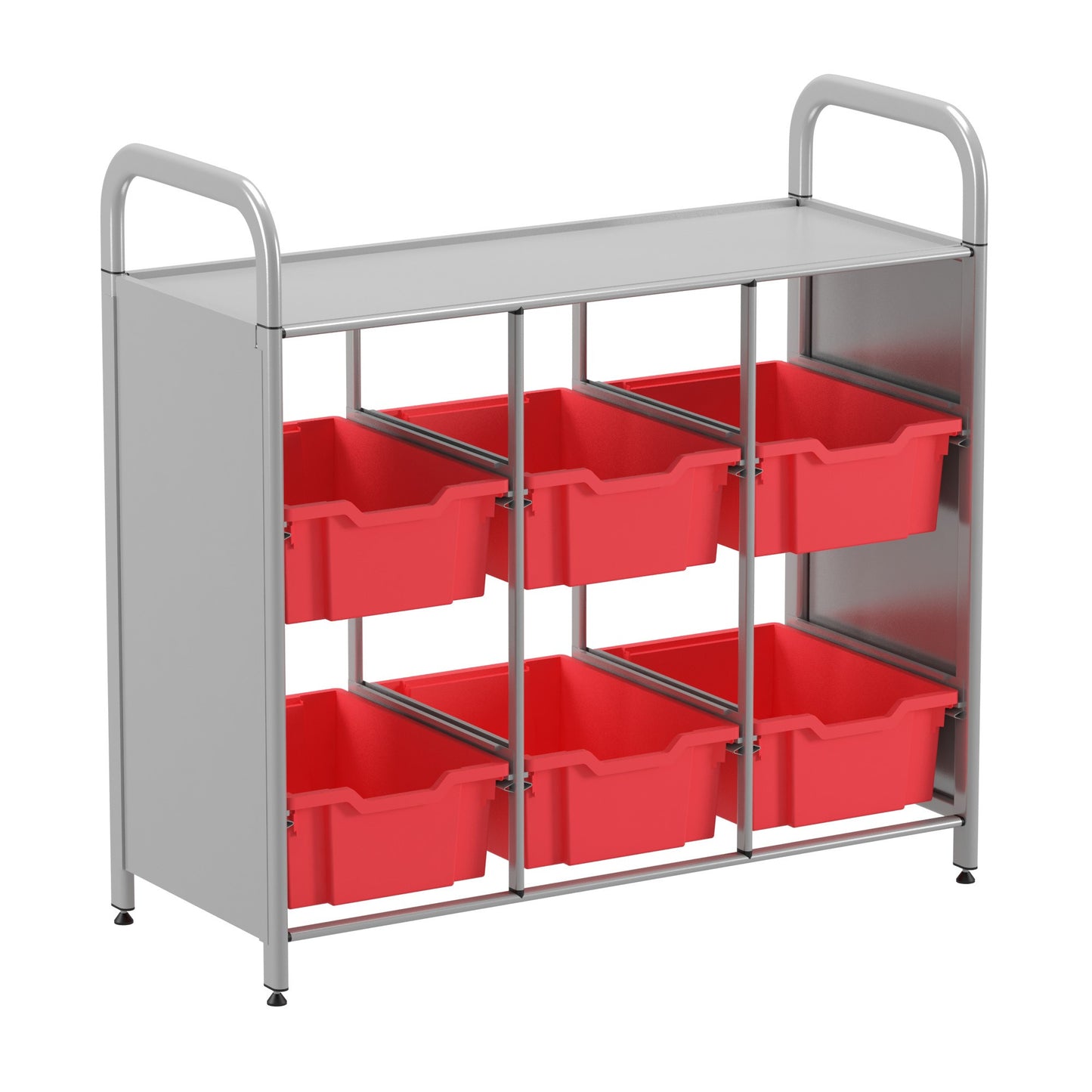 Gratnells Callero Custom Low Library Starter Unit 6 Deep Trays