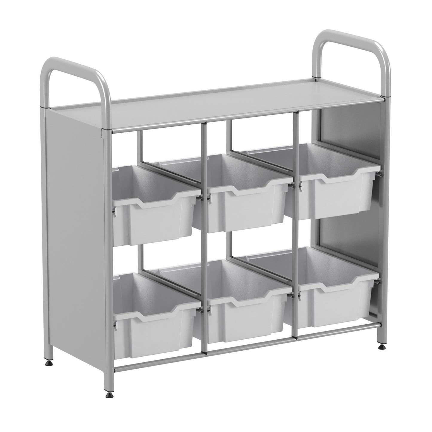 Gratnells Callero Custom Low Library Starter Unit 6 Deep Trays