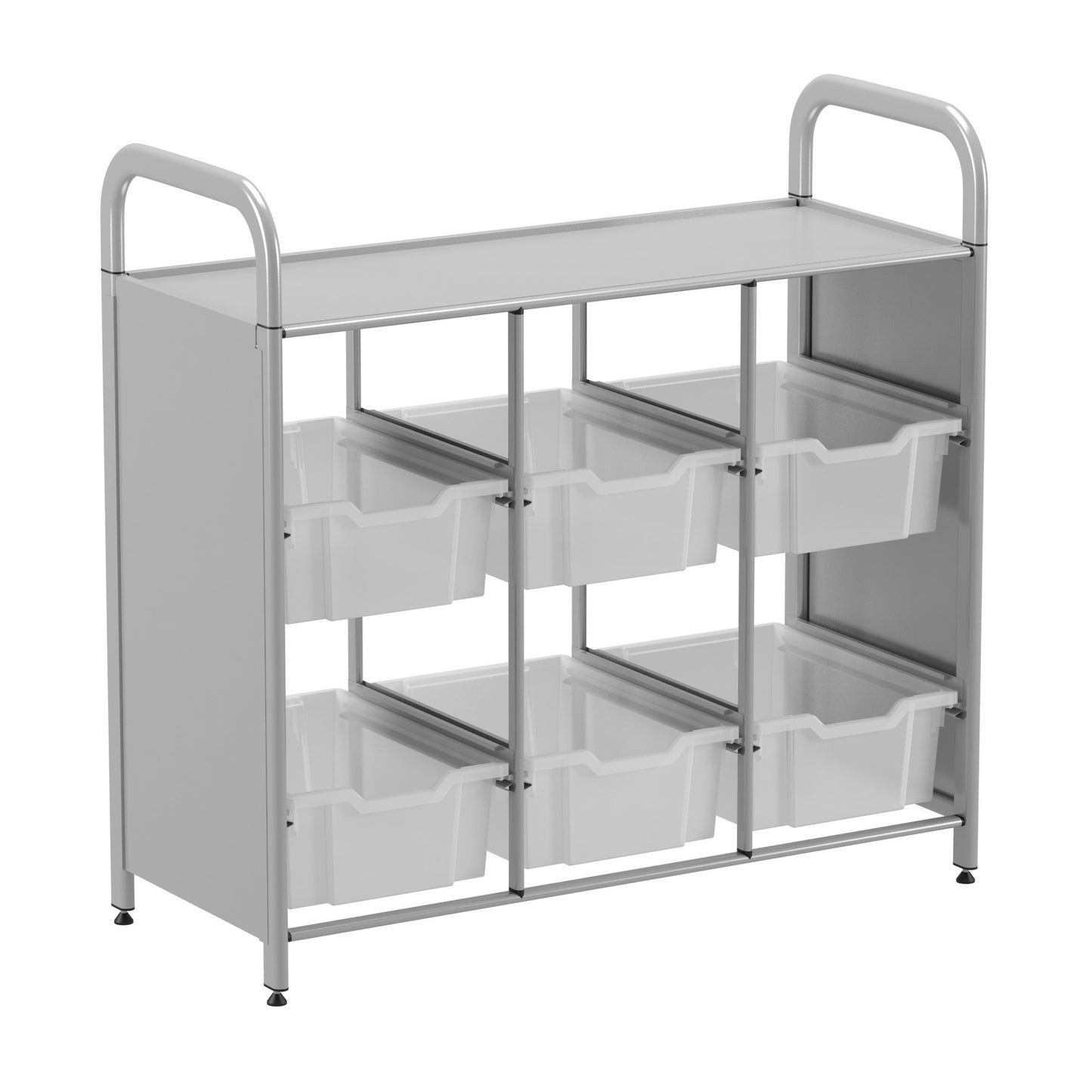 Gratnells Callero Custom Low Library Starter Unit 6 Deep Trays