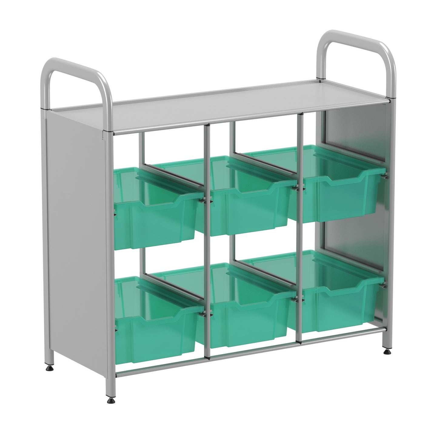 Gratnells Callero Custom Low Library Starter Unit 6 Deep Trays
