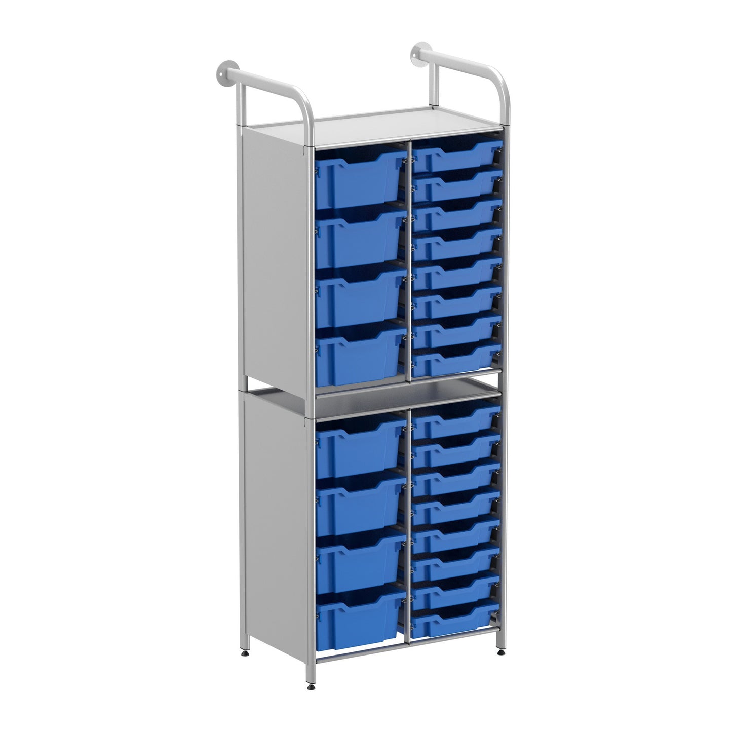 Gratnells Callero Custom Tall Slim-Store Starter Unit 16 Shallow & 8 Deep Trays