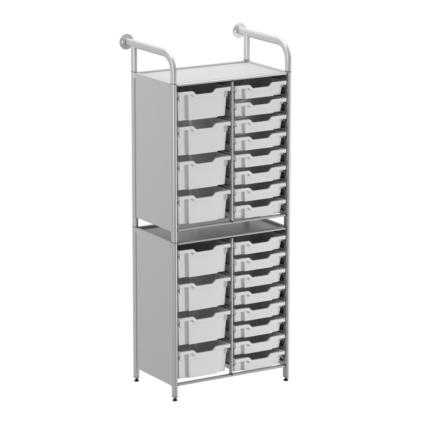 Gratnells Callero Custom Tall Slim-Store Starter Unit 16 Shallow & 8 Deep Trays