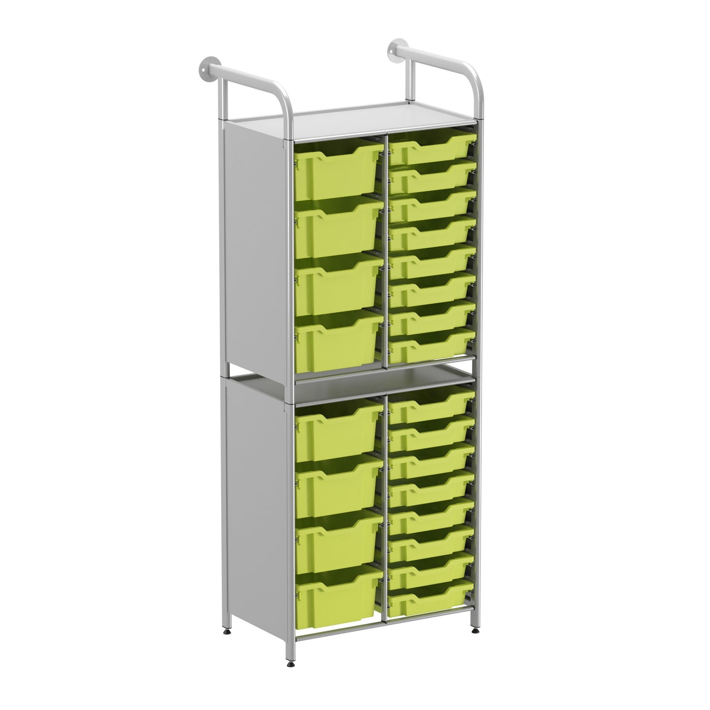 Gratnells Callero Custom Tall Slim-Store Starter Unit 16 Shallow & 8 Deep Trays