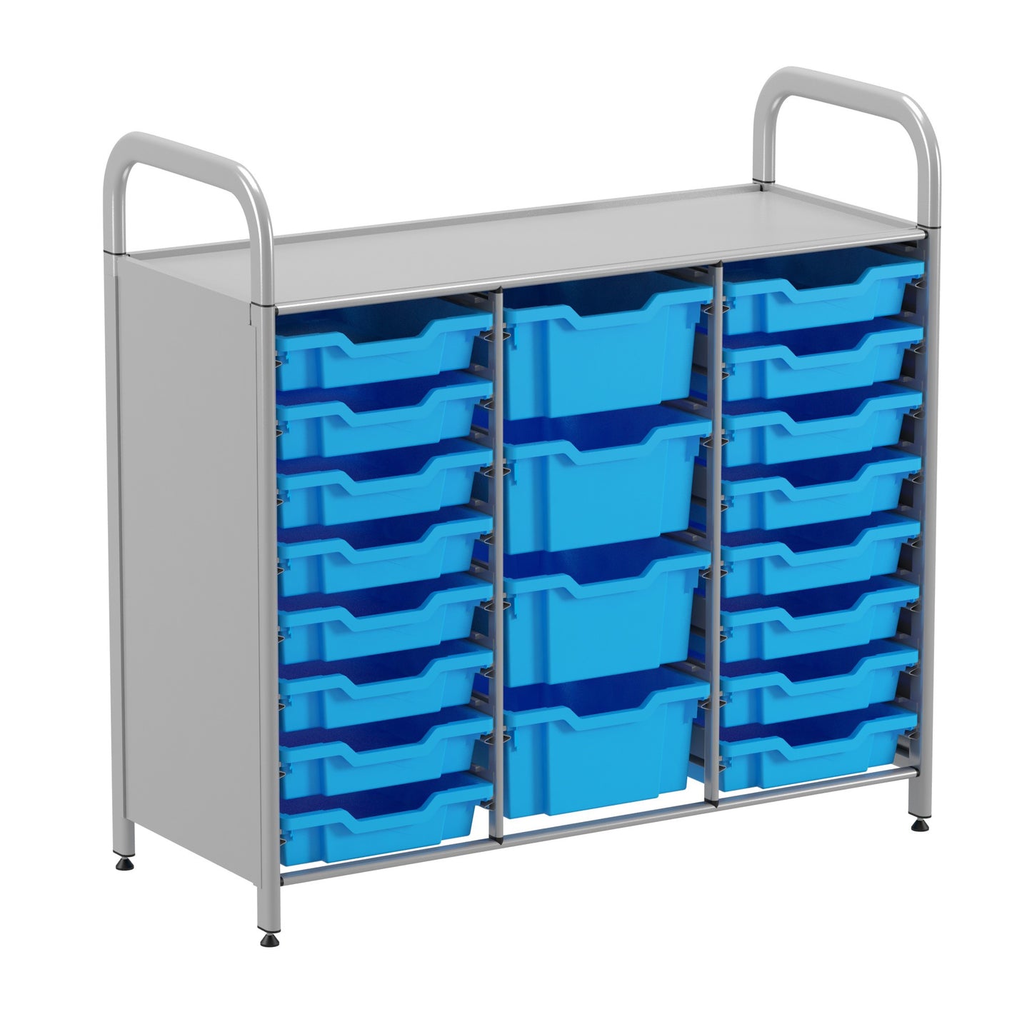Gratnells Callero Custom Low Treble Starter Unit 16 Shallow & 4 Deep Trays
