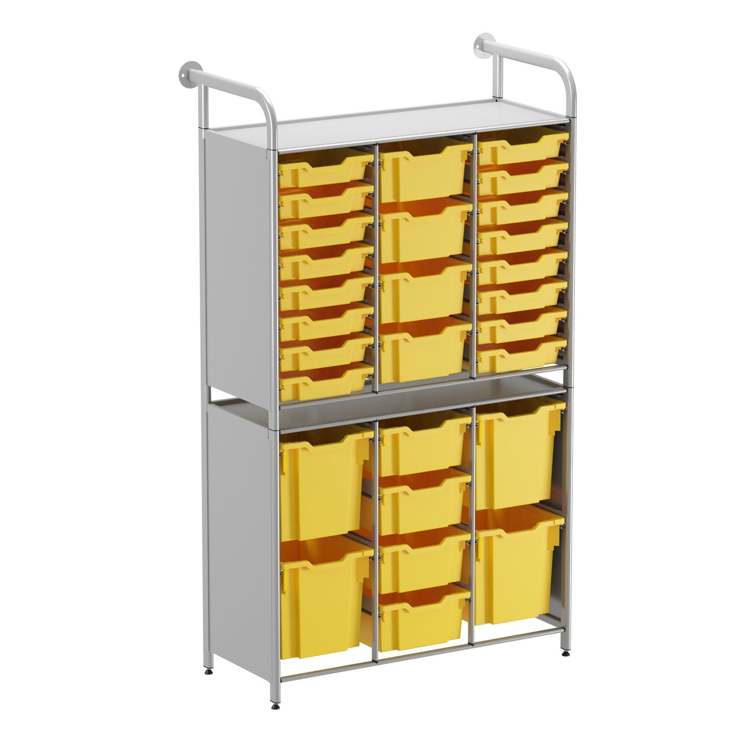 Gratnells Callero Custom Tall Flexi-Store Starter Unit 16 Shallow & 8 Deep & 4 Jumbo Trays