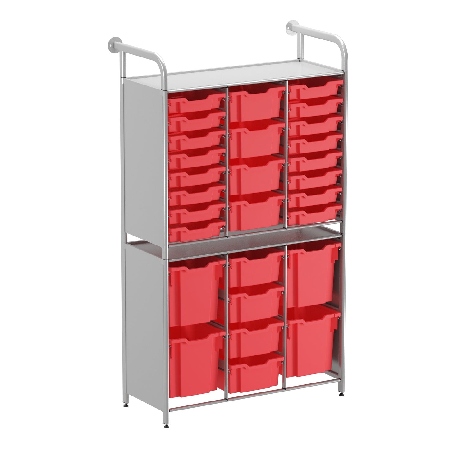 Gratnells Callero Custom Tall Flexi-Store Starter Unit 16 Shallow & 8 Deep & 4 Jumbo Trays