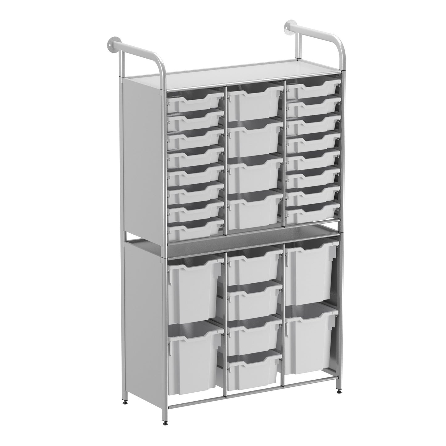 Gratnells Callero Custom Tall Flexi-Store Starter Unit 16 Shallow & 8 Deep & 4 Jumbo Trays