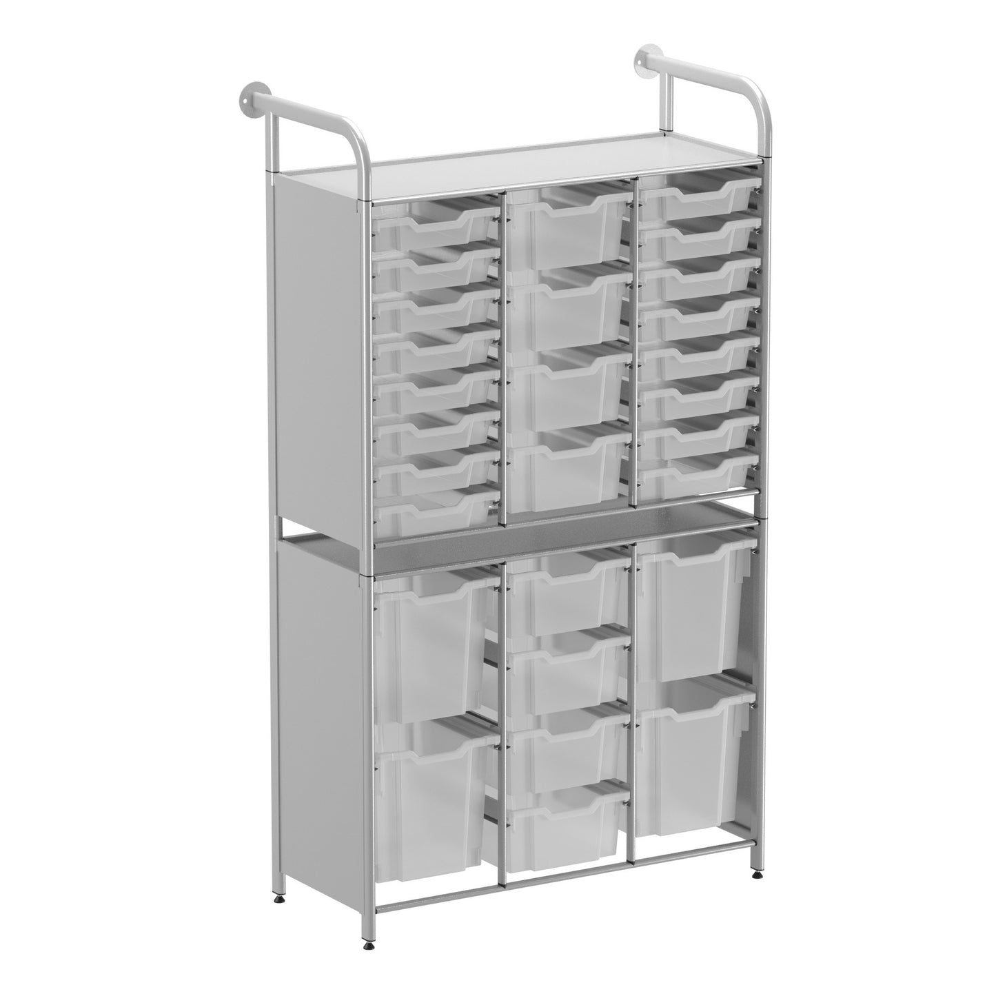 Gratnells Callero Custom Tall Flexi-Store Starter Unit 16 Shallow & 8 Deep & 4 Jumbo Trays