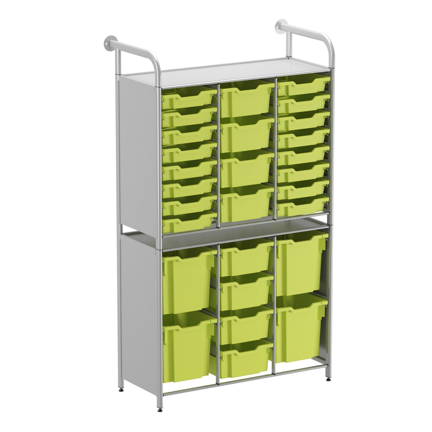 Gratnells Callero Custom Tall Flexi-Store Starter Unit 16 Shallow & 8 Deep & 4 Jumbo Trays