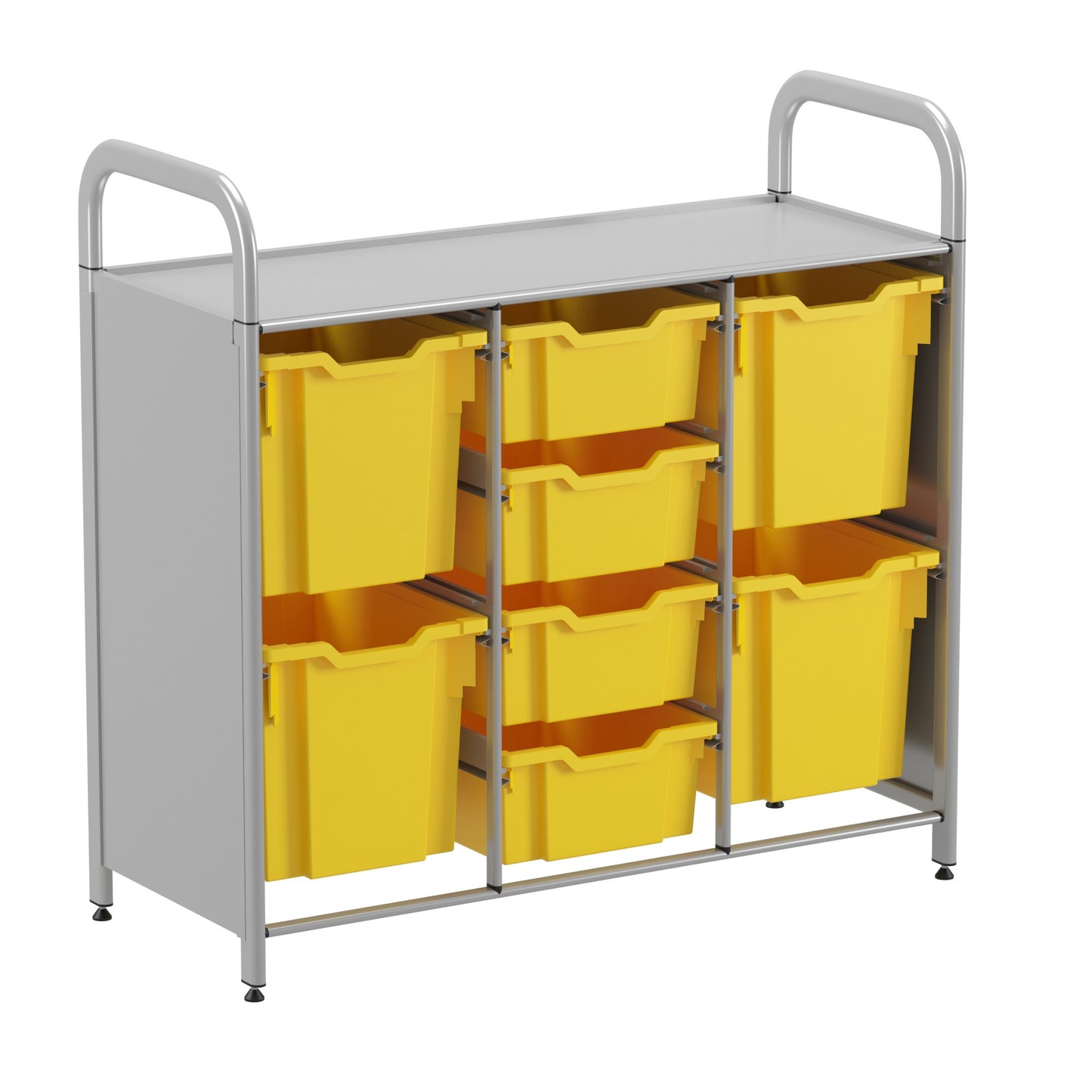 Gratnells Callero Custom Low Treble Starter Unit 4 Deep & 4 Jumbo Trays