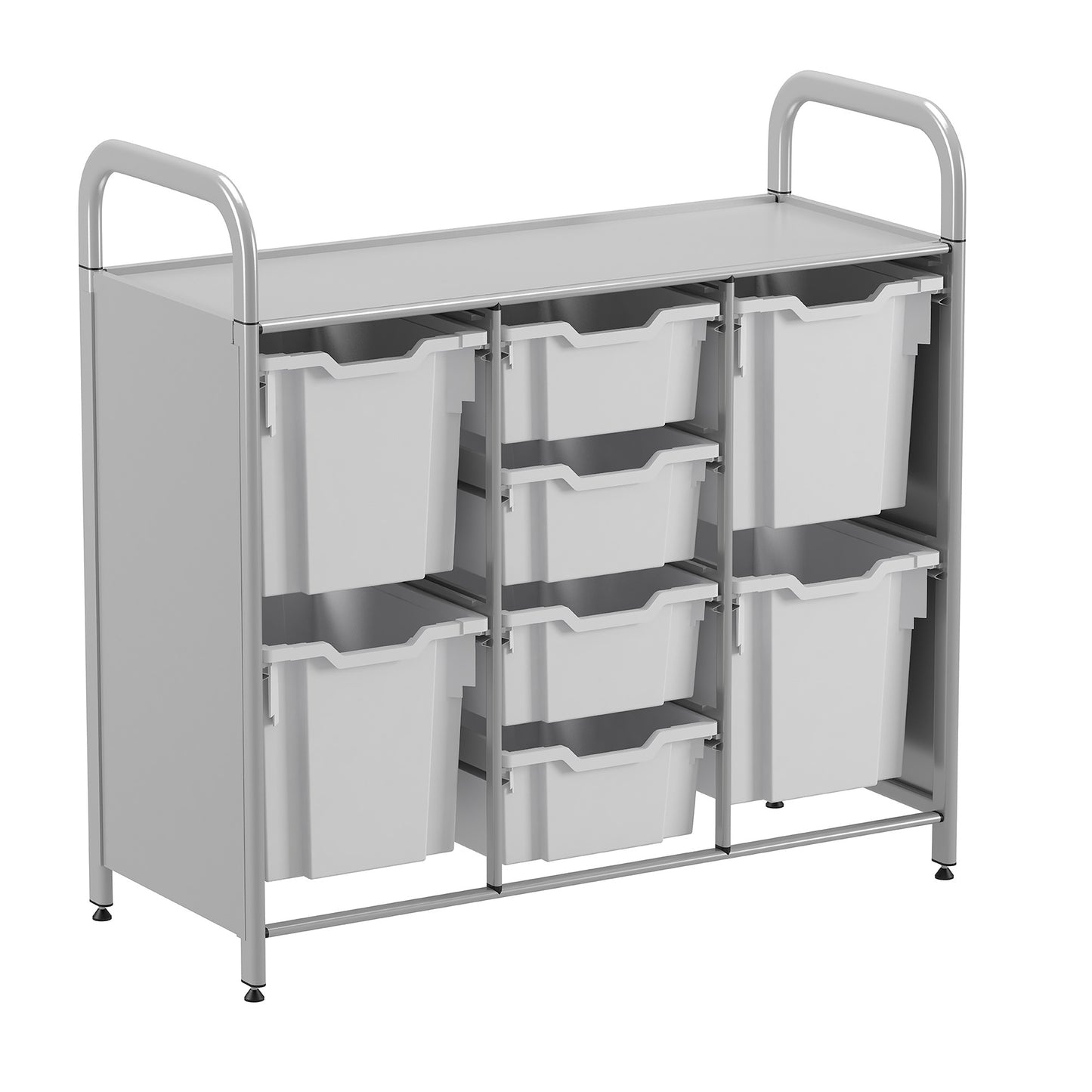 Gratnells Callero Custom Low Treble Starter Unit 4 Deep & 4 Jumbo Trays