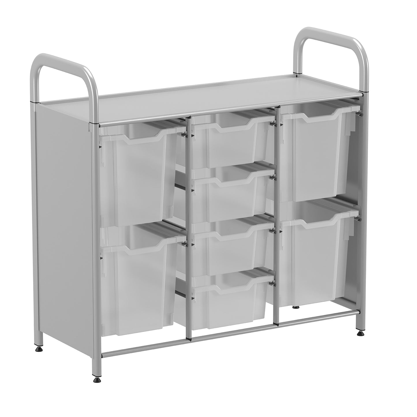 Gratnells Callero Custom Low Treble Starter Unit 4 Deep & 4 Jumbo Trays