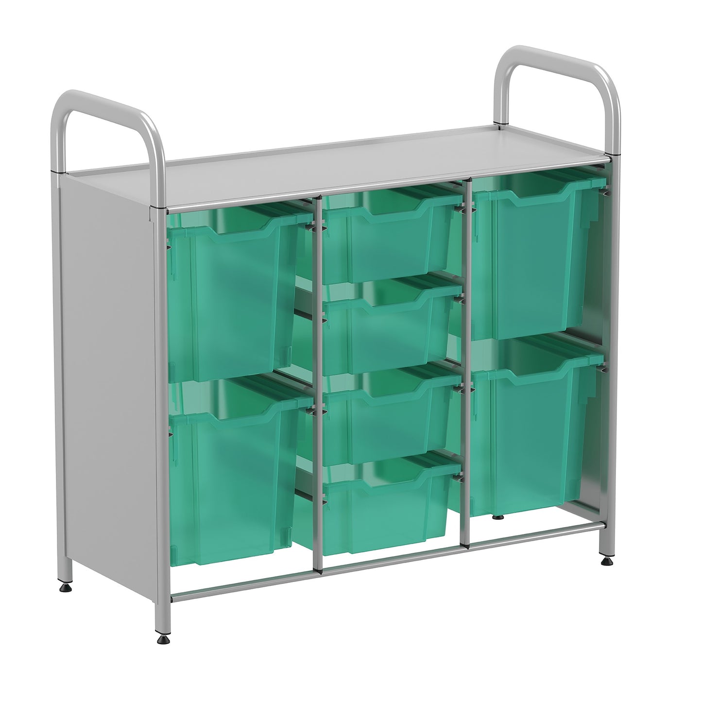 Gratnells Callero Custom Low Treble Starter Unit 4 Deep & 4 Jumbo Trays