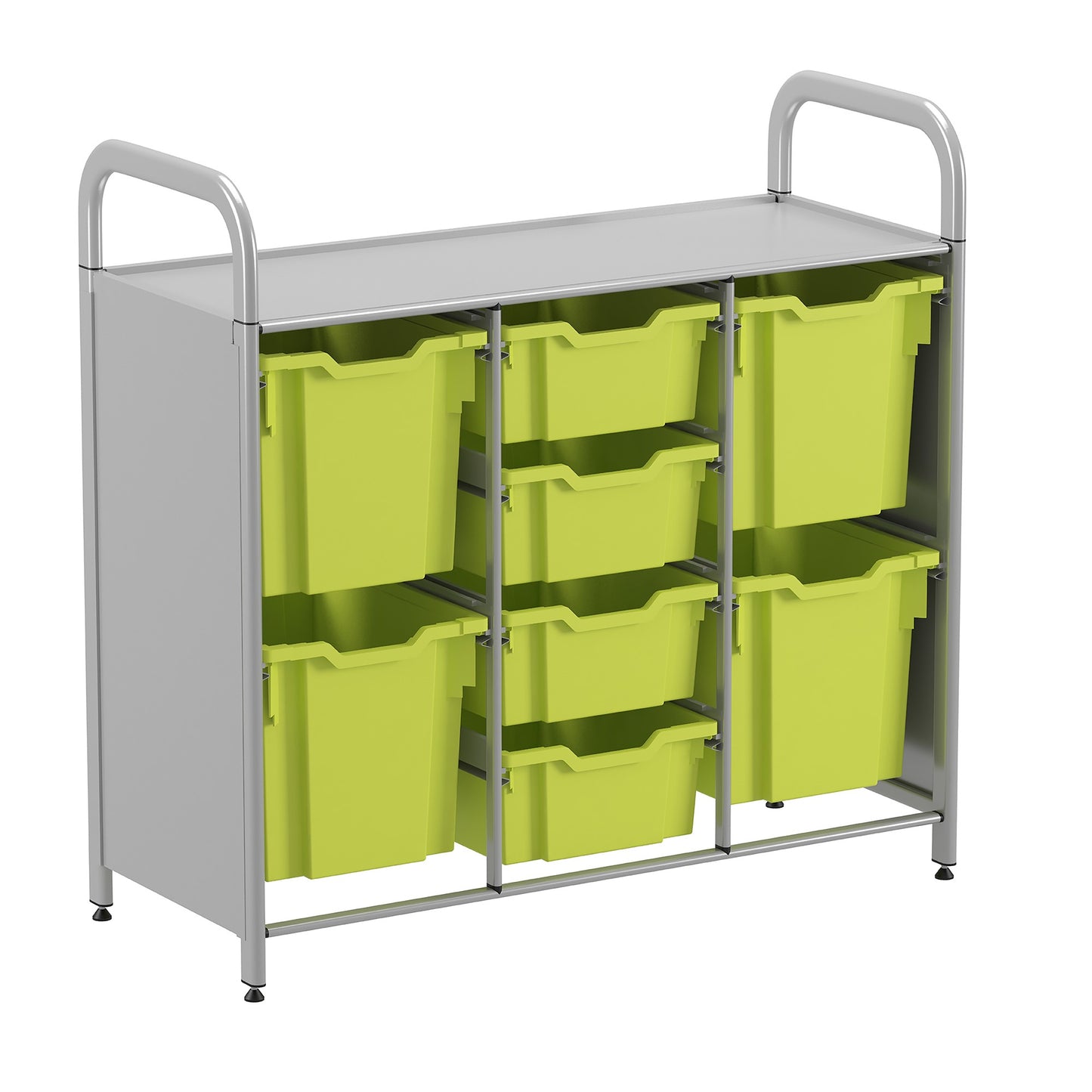 Gratnells Callero Custom Low Treble Starter Unit 4 Deep & 4 Jumbo Trays