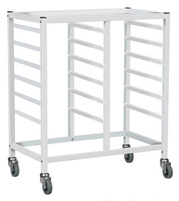 Gratnells Medical Compact Low Double Fixed Runner White Trolley (Assembled)