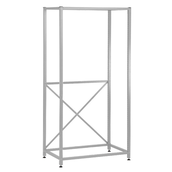 Gratnells Classic Tall Double Span White Frame for Shelves (Assembled)