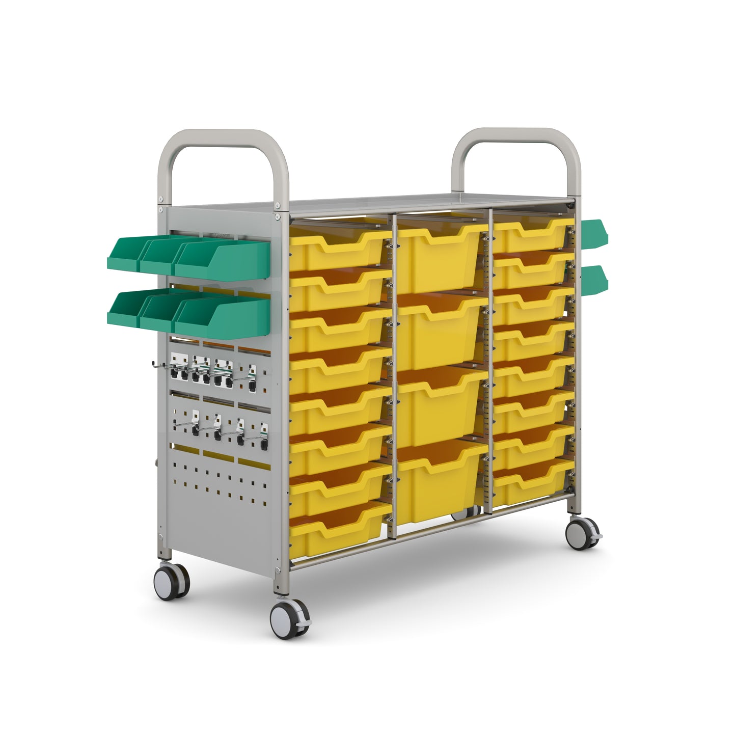 Gratnells Callero STEAM Treble Trolley 16 Shallow & 4 Deep Trays