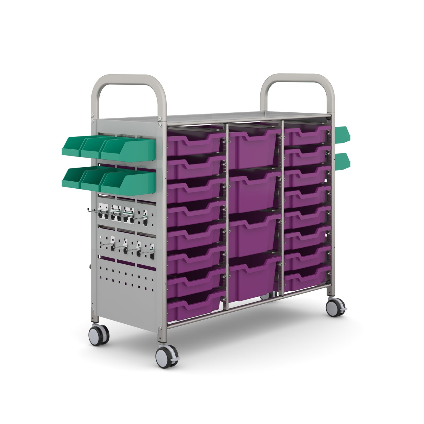 Gratnells Callero STEAM Treble Trolley 16 Shallow & 4 Deep Trays