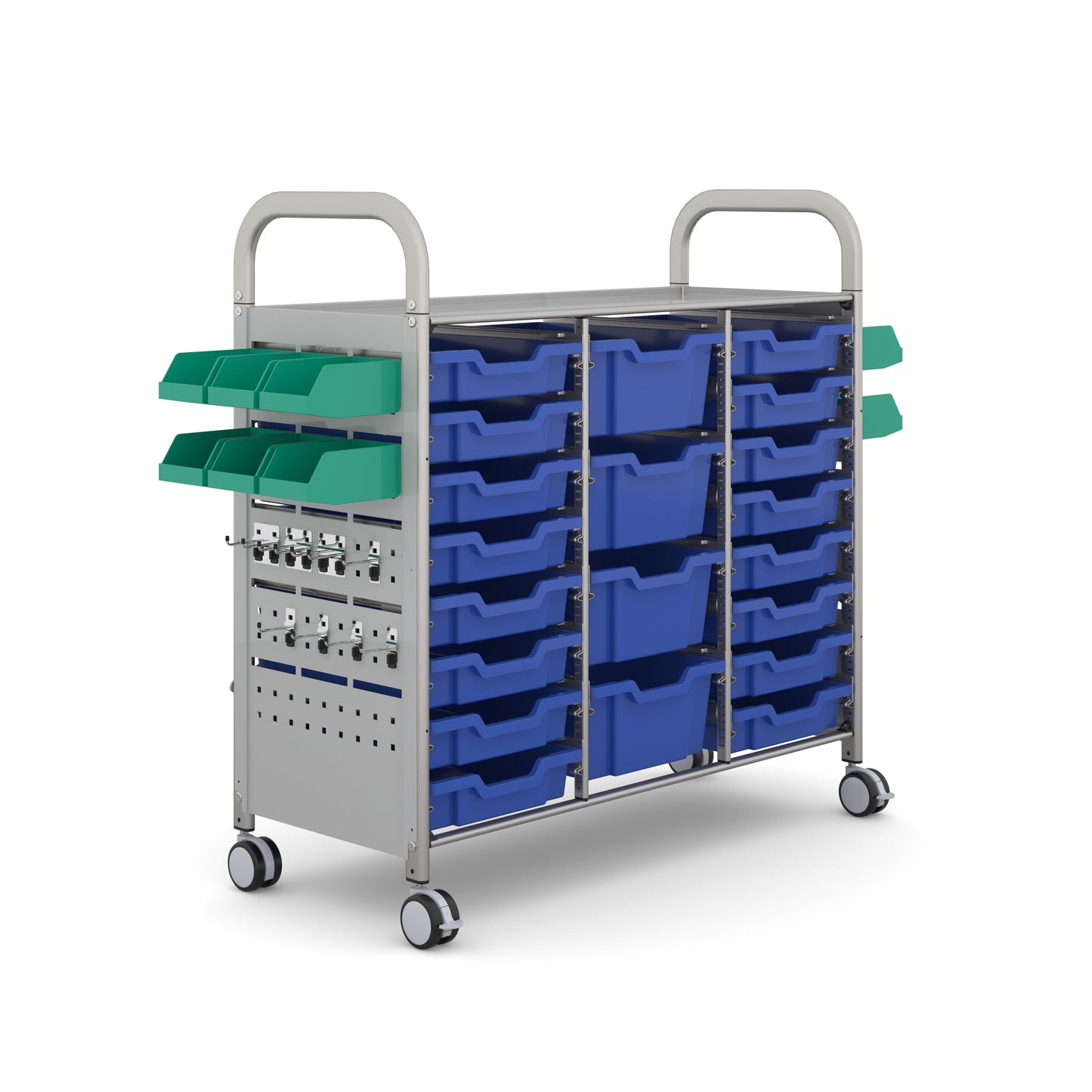 Gratnells Callero STEAM Treble Trolley 16 Shallow & 4 Deep Trays