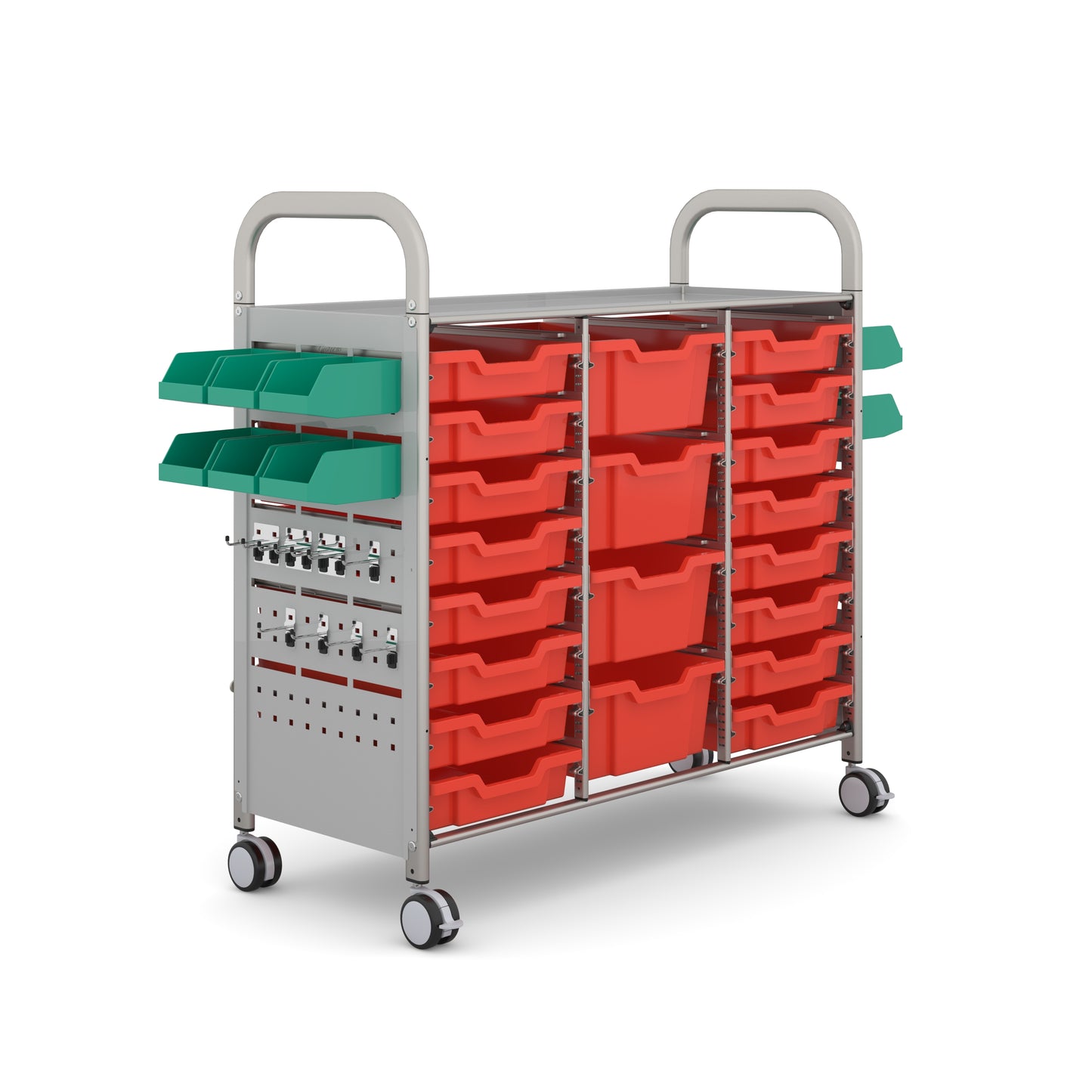 Gratnells Callero STEAM Treble Trolley 16 Shallow & 4 Deep Trays