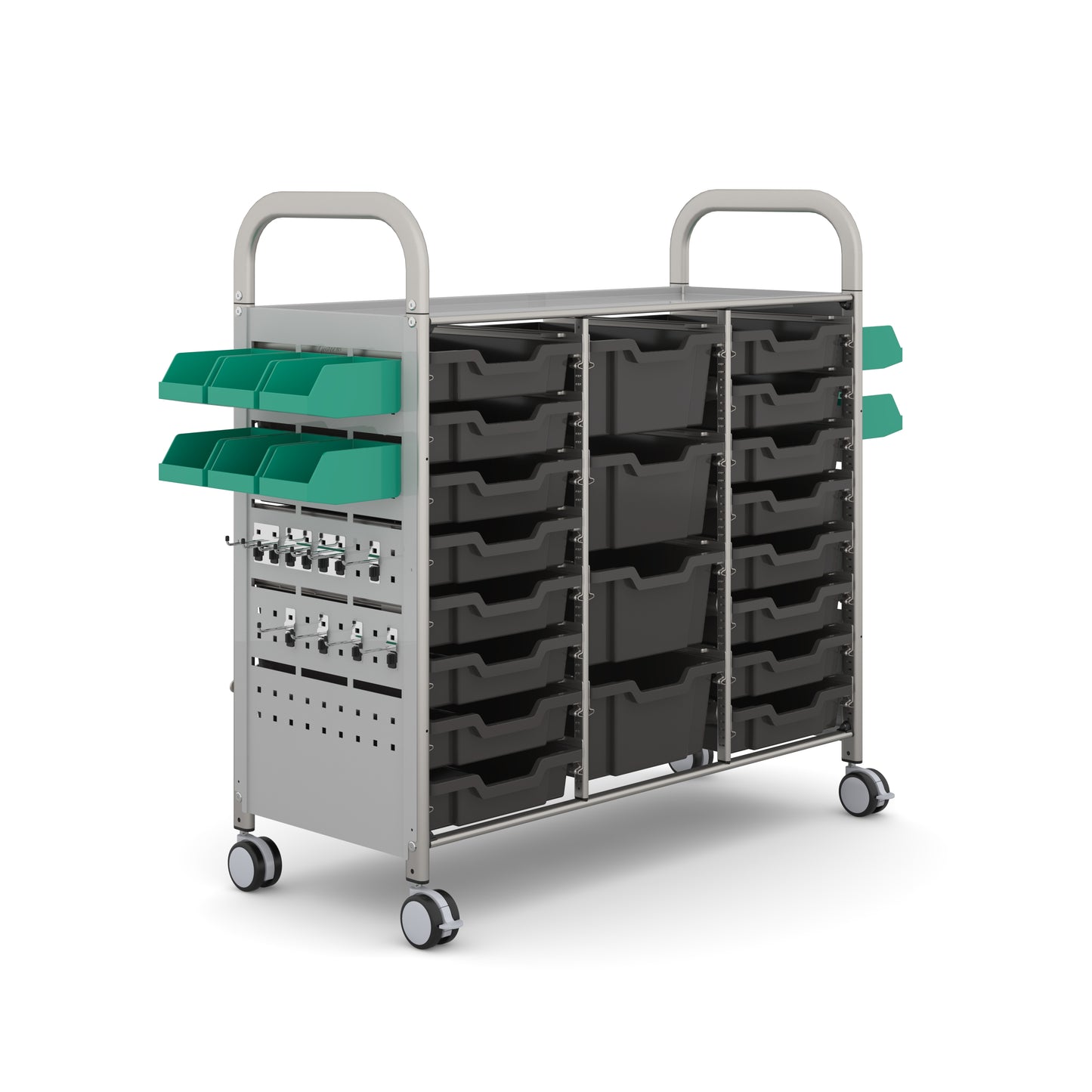 Gratnells Callero STEAM Treble Trolley 16 Shallow & 4 Deep Trays