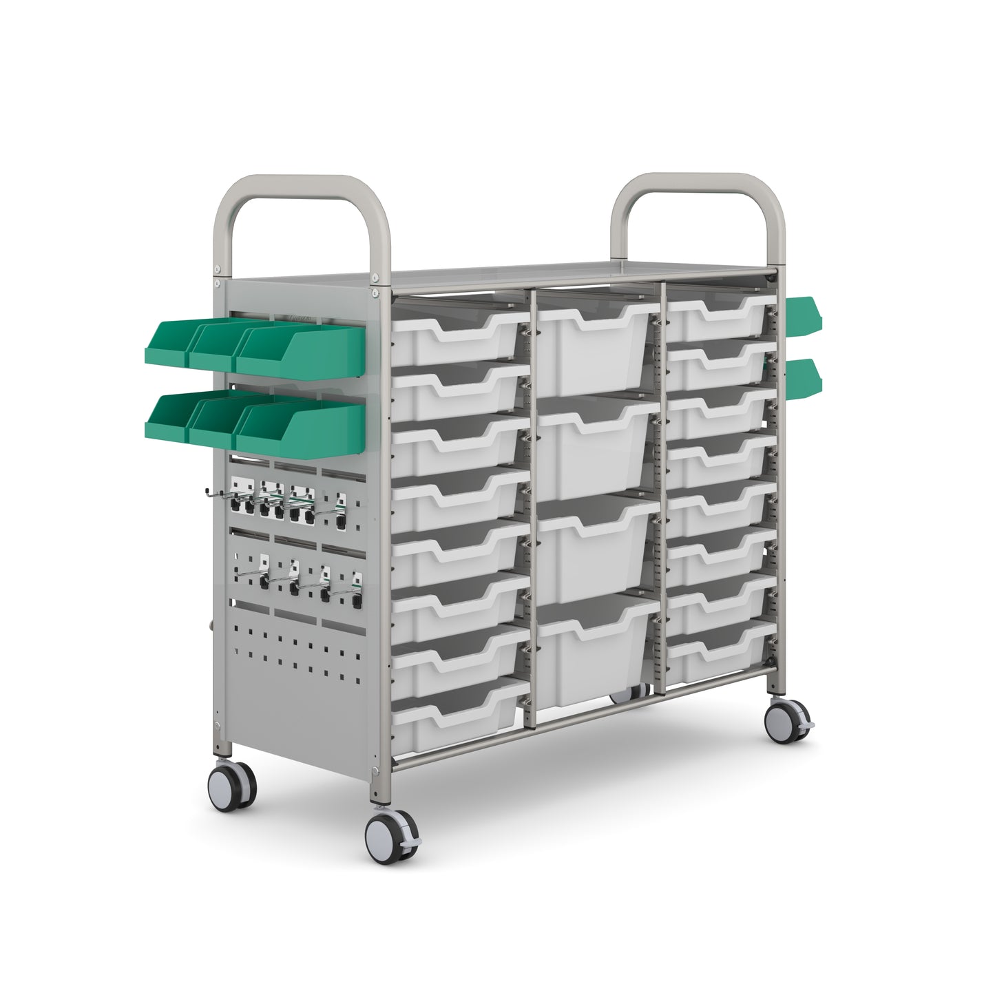 Gratnells Callero STEAM Treble Trolley 16 Shallow & 4 Deep Trays