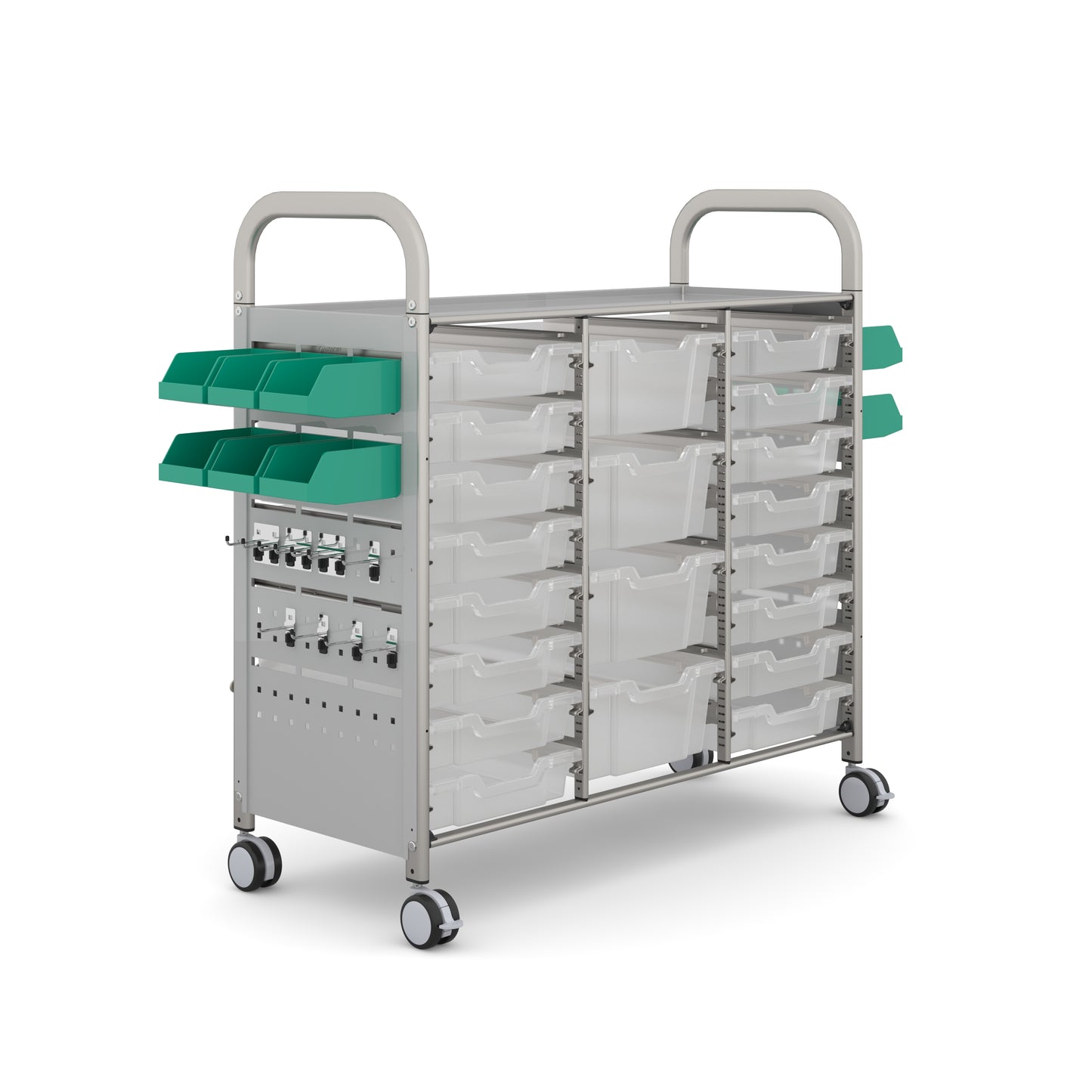 Gratnells Callero STEAM Treble Trolley 16 Shallow & 4 Deep Trays