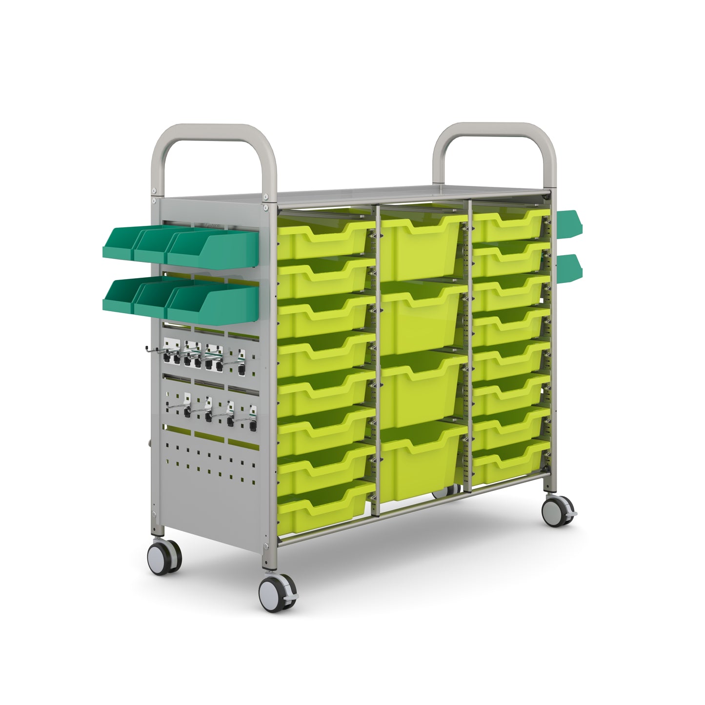 Gratnells Callero STEAM Treble Trolley 16 Shallow & 4 Deep Trays