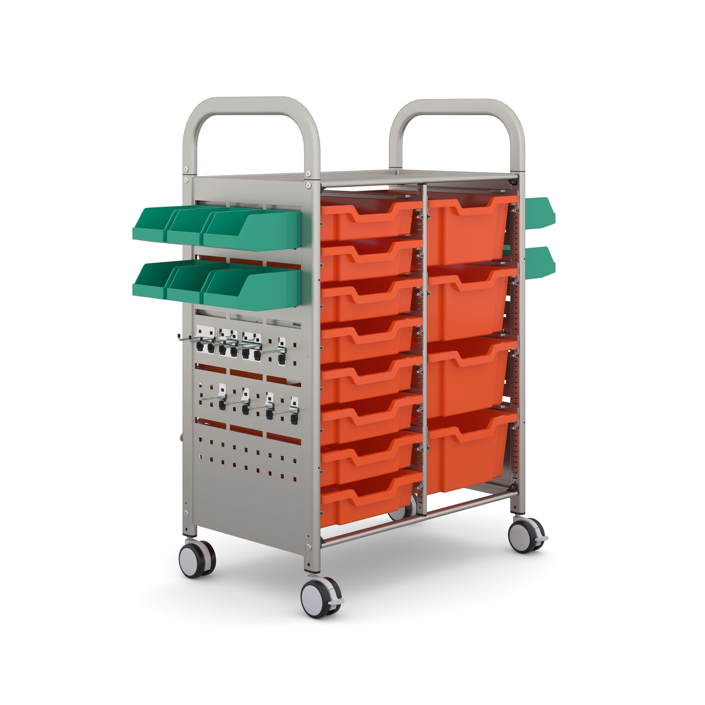 Gratnells Callero STEAM Double Trolley 8 Shallow & 4 Deep Trays