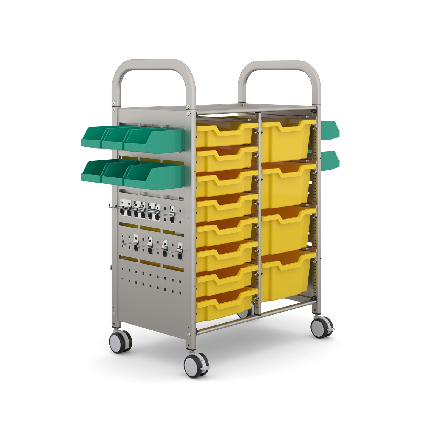 Gratnells Callero STEAM Double Trolley 8 Shallow & 4 Deep Trays