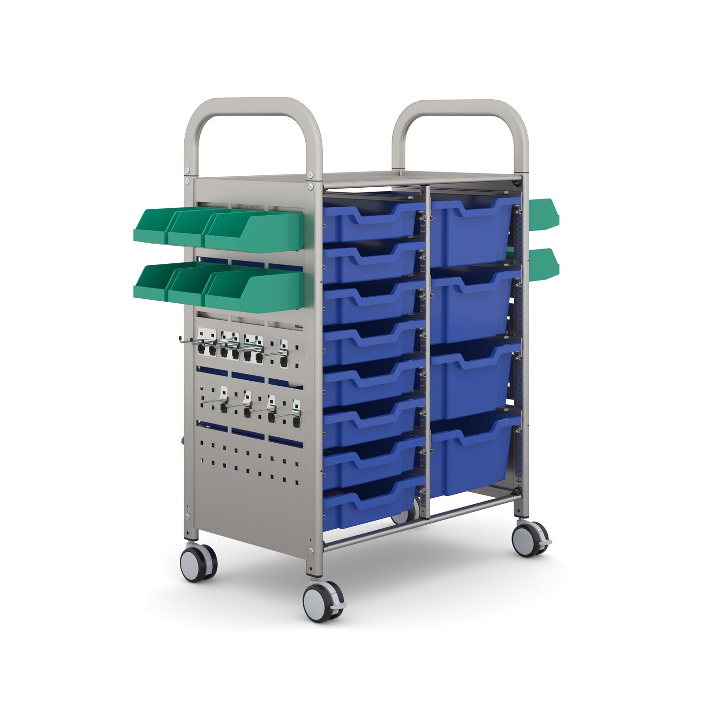 Gratnells Callero STEAM Double Trolley 8 Shallow & 4 Deep Trays