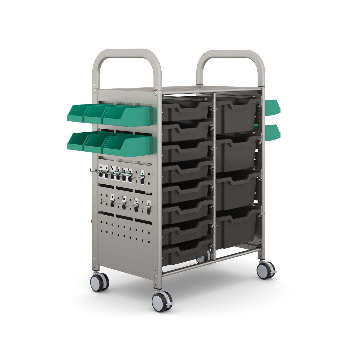 Gratnells Callero STEAM Double Trolley 8 Shallow & 4 Deep Trays