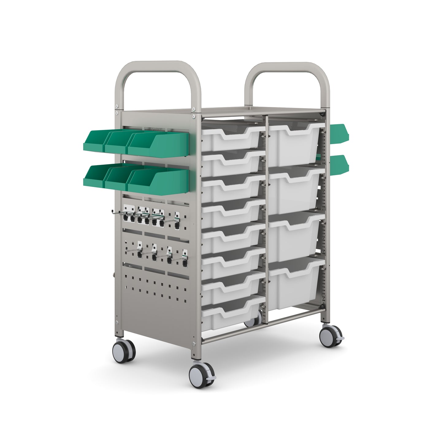 Gratnells Callero STEAM Double Trolley 8 Shallow & 4 Deep Trays