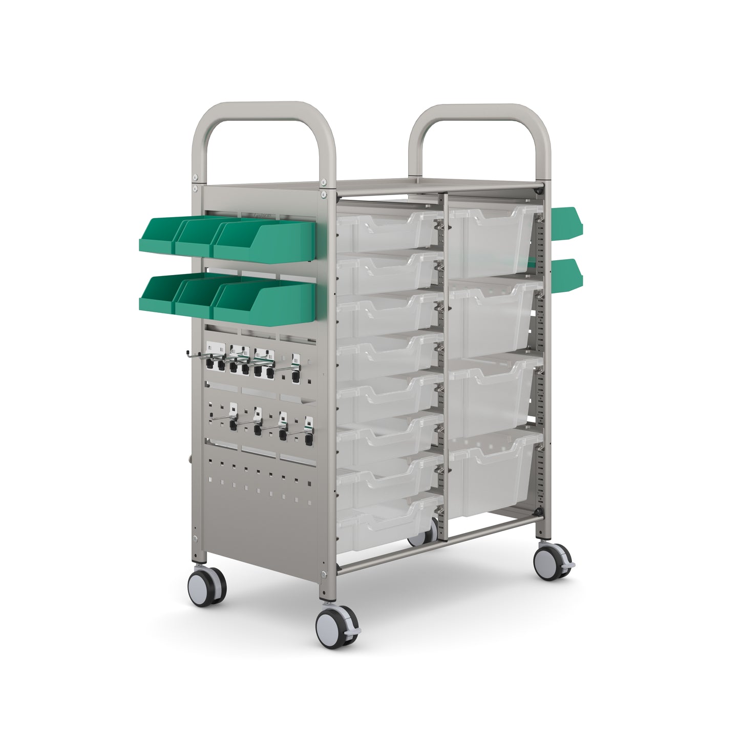 Gratnells Callero STEAM Double Trolley 8 Shallow & 4 Deep Trays