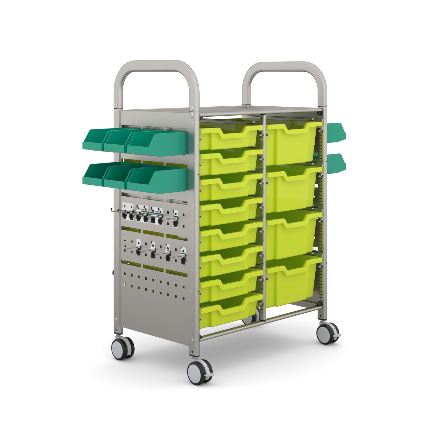 Gratnells Callero STEAM Double Trolley 8 Shallow & 4 Deep Trays