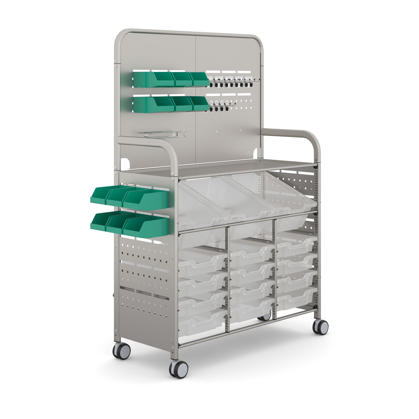 Gratnells Callero MakerSpace Trolley 3 Deep & 12 Shallow Trays