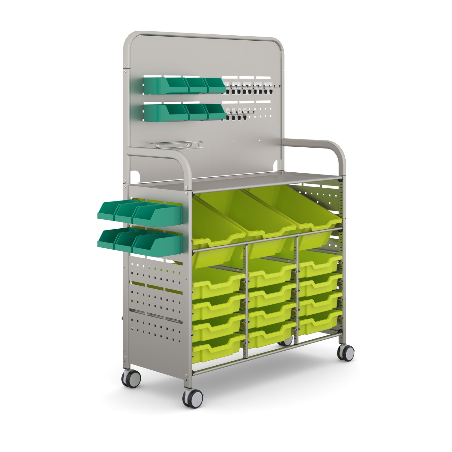Gratnells Callero MakerSpace Trolley 3 Deep & 12 Shallow Trays