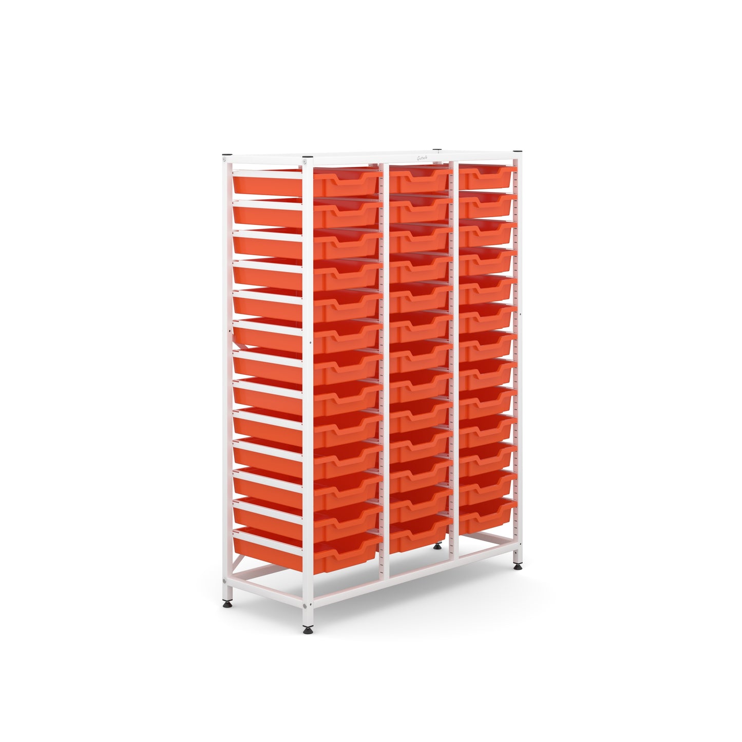 Gratnells Science Mid Treble Frame 39 Shallow Trays